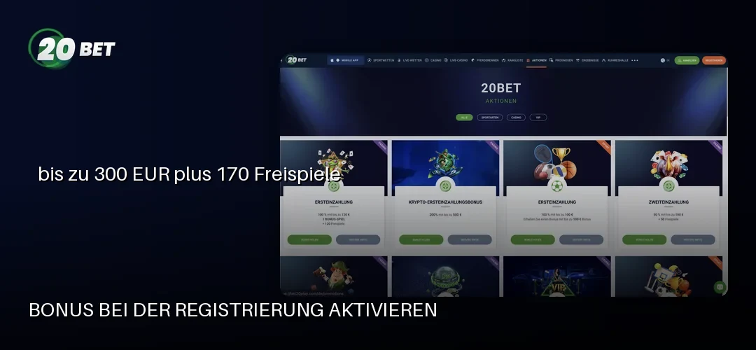 20bet Casino promotional banner