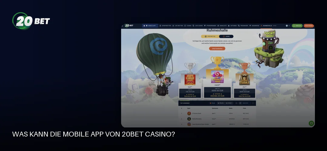20bet Casino promotional banner