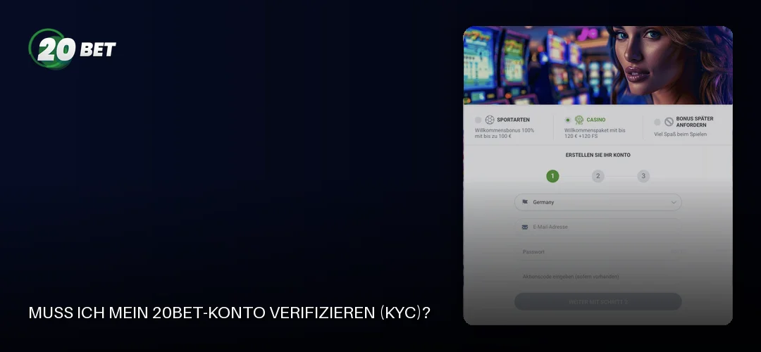 20bet Casino promotional banner